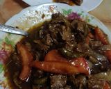 Gambar langkah 10 resipi Daging Kicap Semudah ABC.