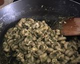 Foto langkah ke 4 dari resep Maklor saos cream bayam (makaroni telor).