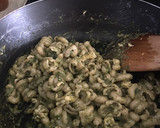 Foto langkah ke 4 dari resep Maklor saos cream bayam (makaroni telor).