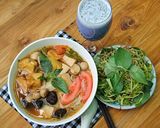 Hình bước làm 3 của món Bún Thái Chay