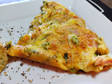 Omelette jamón queso cilantro 🥚🧀💚