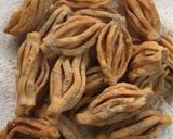 A picture of step 4 of Champakali Nimki.
