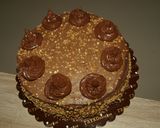 Φωτογραφία βήματος 3 της συνταγής Ferrero triple cookie cake-easy way