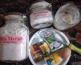Foto langkah ke 1 dari resep Serabi Pandan kuah Durian.