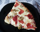 Foto del paso 4 de la receta: Pizza ligera de jamón y queso