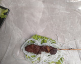 Foto langkah ke 4 dari resep Rice Paper Chicken Satay Roll.