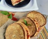 A picture of step 1 of Stuffed Pizza French Toast.