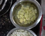 A picture of step 1 of Cauliflower potatoes.