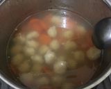 Foto langkah ke 5 dari resep Soup bakso ikan tenggiri sehat Buat anak.