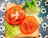 Hình bước làm 4 của món Sandwich trứng tôm