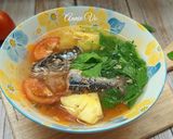Hình bước làm 4 của món Canh cá chuồn nấu ngót