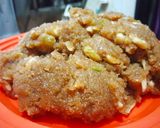 A picture of step 4 of Suji Halwa.