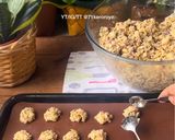 Gambar langkah 4 resipi Granola cookies.