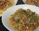 A picture of step 11 of Potato patties chana Chaat.
