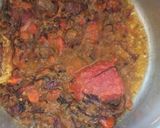 A picture of step 3 of Mattar Kheema n Roti# Authors marathon#festive contest-Mombasa.