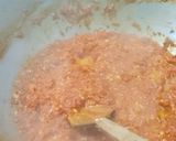 A picture of step 10 of Rice, dal, salad, mixed subzi carrot halwa.