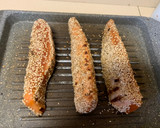 Foto del paso 9 de la receta: Tataki de salmón acompañado de salsa de aguacate y encurtidos