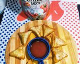 A picture of step 10 of One Bite Chicken Samosa.