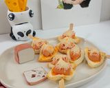 Foto langkah ke 4 dari resep Sausage Toast 🌭.