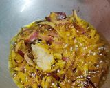 A picture of step 5 of Gajar Matar Ki sabji.