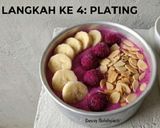Foto langkah ke 4 dari resep Smoothie Bowl (Buah Naga Pisang Almond).