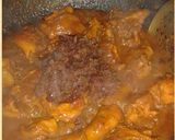 A picture of step 6 of Chicken curry.
