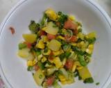 Papad Corn Chaat recipe step 1 photo