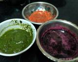 Tri colour paratha bites recipe step 1 photo