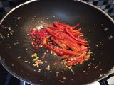 Tagliatelle prawns
