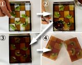 A picture of step 9 of Milk & Black Tea Kanten.