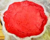 A picture of step 5 of Kolkata Special: Bhapa Sandesh- Strawberry Flavoured.