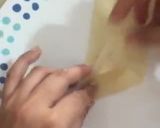 A picture of step 2 of Triangle mince samosa.