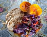 Foto del paso 9 de la receta: Verduras arcoíris con medallones de calabaza y plaquetitas de pollo