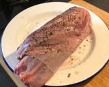 A picture of step 1 of Slow cooked venison shank with chipolatas.