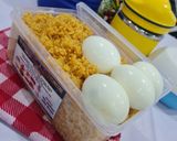 A picture of step 4 of Kids Jollof Rice and Boiled Egg.