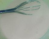 A picture of step 1 of Basbousa(Semolina Cake).