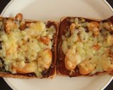 Hình bước làm 3 của món Bánh Mỳ Pizza - bữa sáng nhanh kiểu Tây