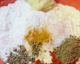 A picture of step 1 of Soyabean ke pakoda.