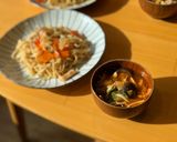 Hình bước làm 8 của món Canh kim chi nóng hổi cho mùa đông lạnh giá
