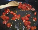A picture of step 1 of Cavatelli e ceci.