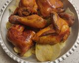 عکس مرحله 6 از دستور مرغ مزه دارشده داخل فر😋