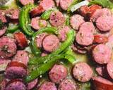 One Pot Smoked Beef Sausage with Green Beans and Noodles recipe step 4 photo