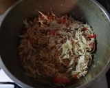 Foto del paso 3 de la receta: Sándwich de pollo en hebras