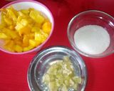A picture of step 1 of Homemade Mango Jam.