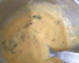 A picture of step 2 of Besan chilla.