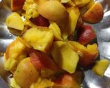 A picture of step 1 of 🍑 Peach slush.