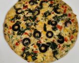 A picture of step 5 of Egg Pizza.