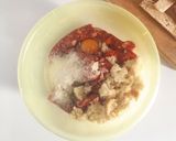 Foto del passaggio 2 della ricetta Frisella con polpette di salsiccia pezzente stracciatella Lucana e peperone crusco