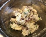 A picture of step 3 of Green garlic potato salad.
