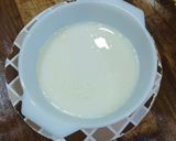Gambar langkah 1 resipi Cekodok Filament Crab Stick Sourdough.